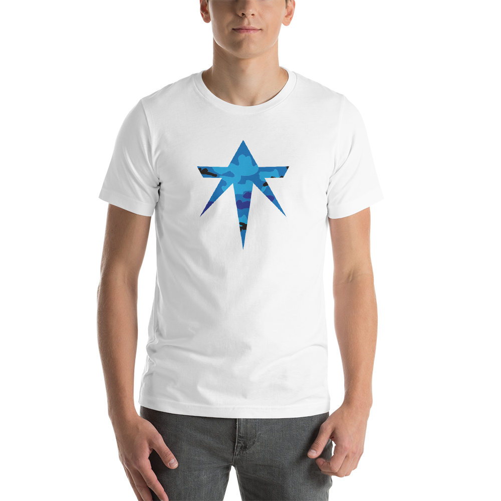 ta Star - Blue Camo Short Sleeve T-Shirt