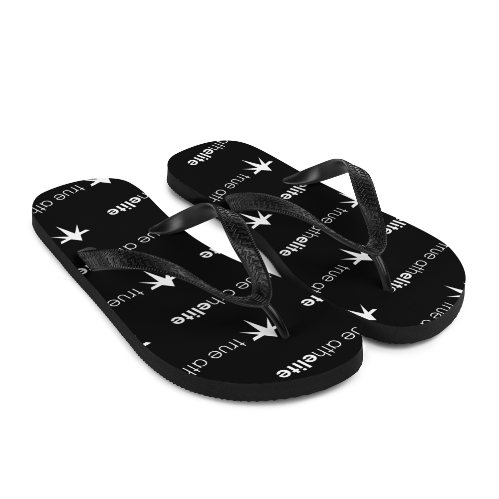 true athelite - Black Flip-Flops