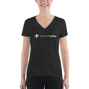 true athelite - Ladies' Deep V-Neck T-Shirt