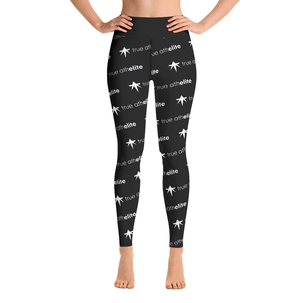 true athelite - Black Yoga Leggings