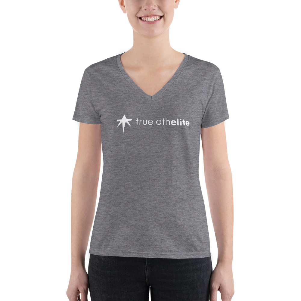 true athelite - Ladies' Deep V-Neck T-Shirt